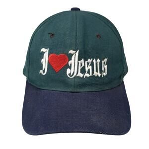I Love Jesus Snapback Cap Multicolor One Size Adjustable Embroidered Cap USA